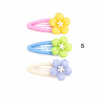 Acrylic Flower Hair Clips