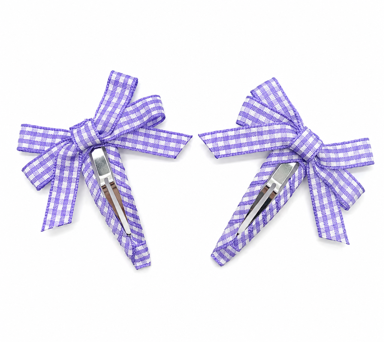 Plaid Hairclips