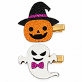 Halloween Pumpkin Ghost Hair Clips