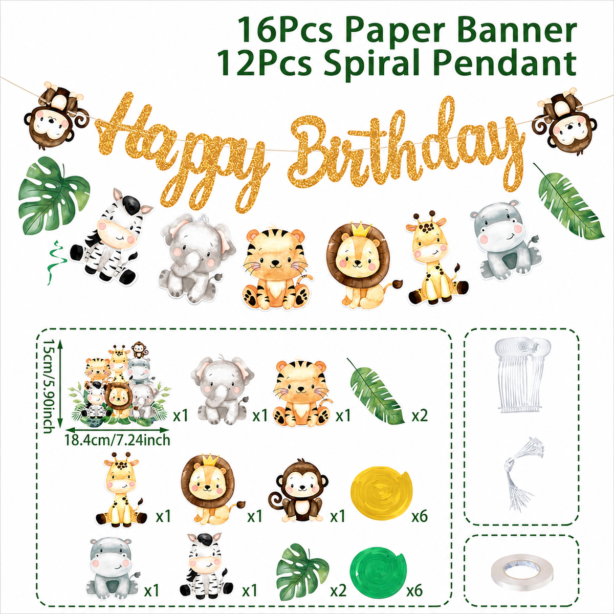 Jungle Animal Garland