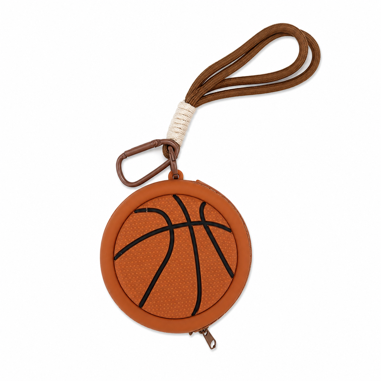 Basketball Coin Purse Keychain