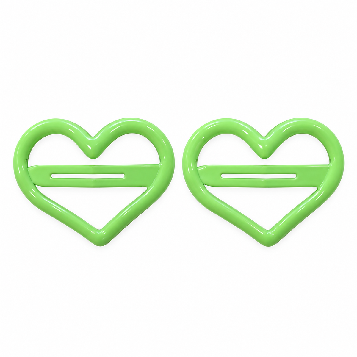 Big Heart Hair Clips