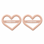 Big Heart Hair Clips