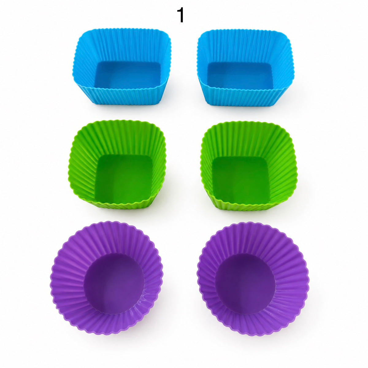 Rectangle, Square, & Round Silicone Lunch Box Divider