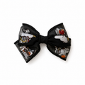 Halloween Tulle-Filled Bow Clip