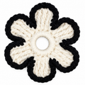 Crochet Flower Hair Scrunchie