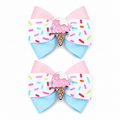 Ice Cream Bow Clips