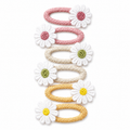 Floral Embroidery Hairclips