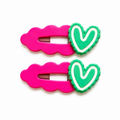 Plastic Heart Hairclip