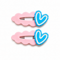 Plastic Heart Hairclip