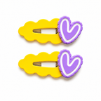Plastic Heart Hairclip