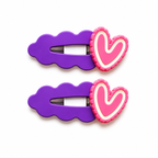 Plastic Heart Hairclip