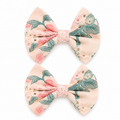 Medium Printed Floral Bow