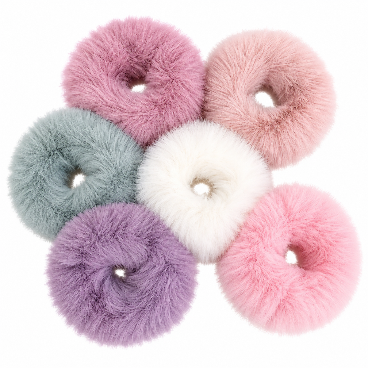 Fluffy Scrunchies