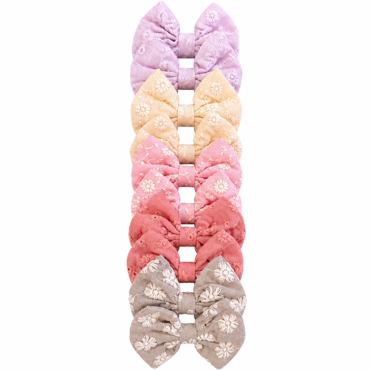 Embroidery Bows Set