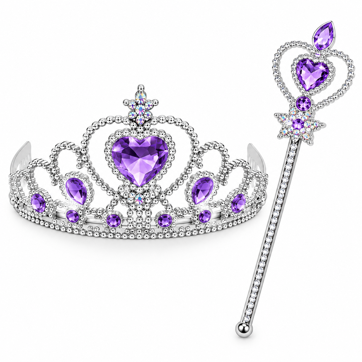Crown & Heart Wand Set