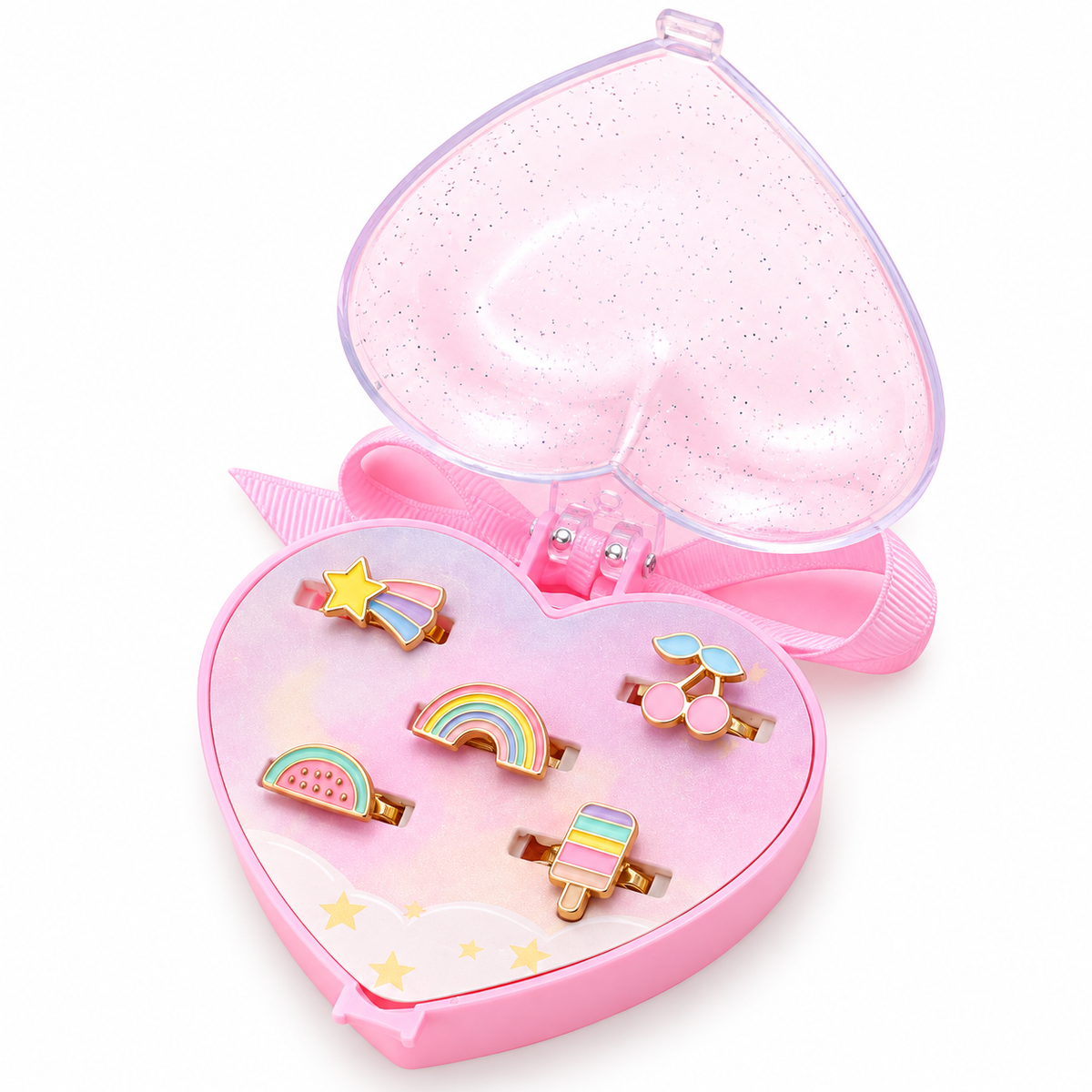 Heart Metal Rings Box