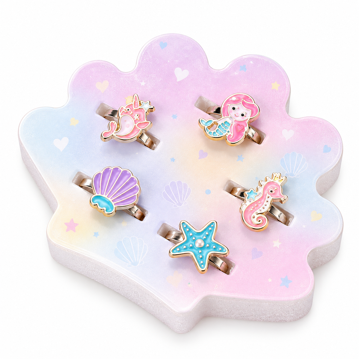 Mermaid Metal Rings Box