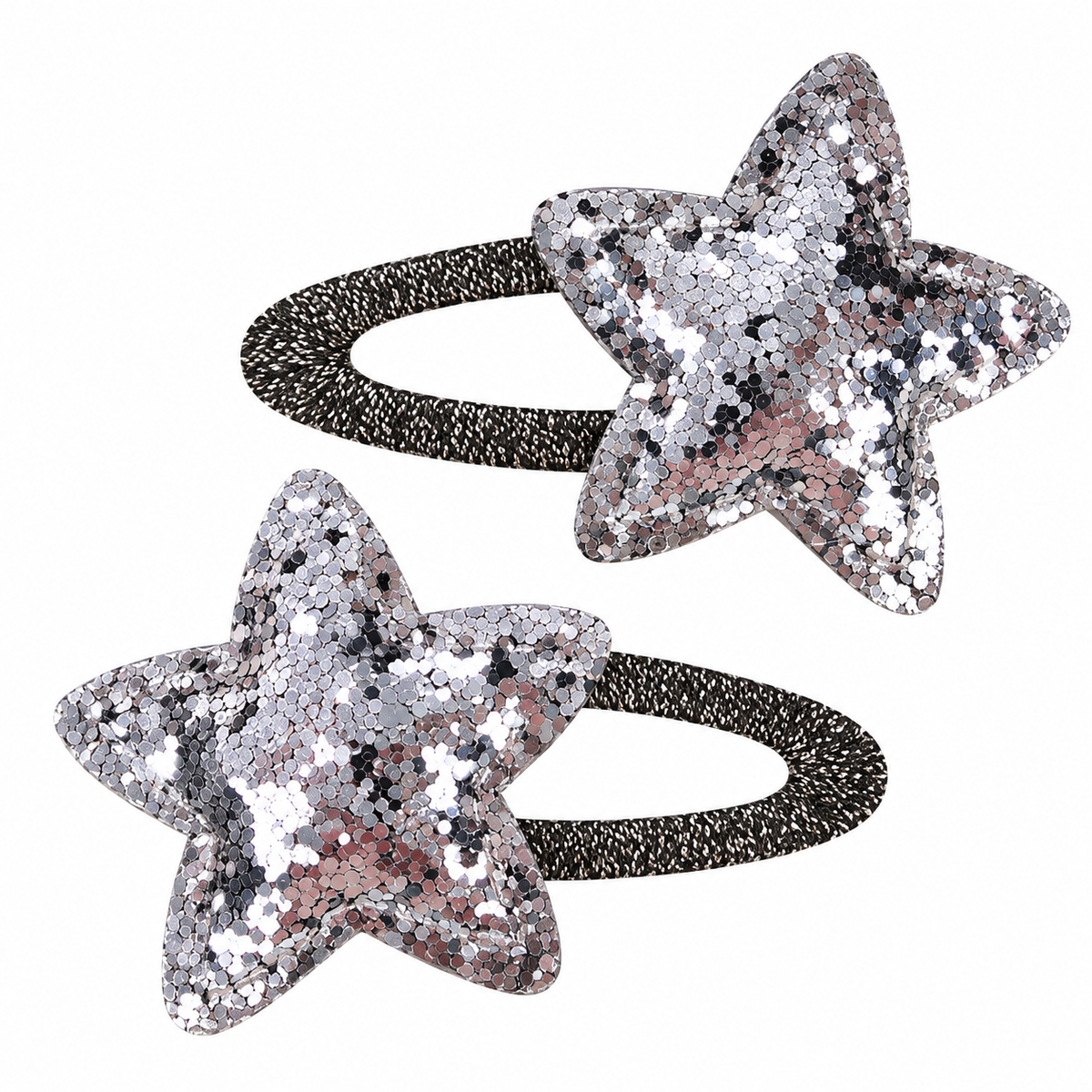 Glitter Big Star Hairclips