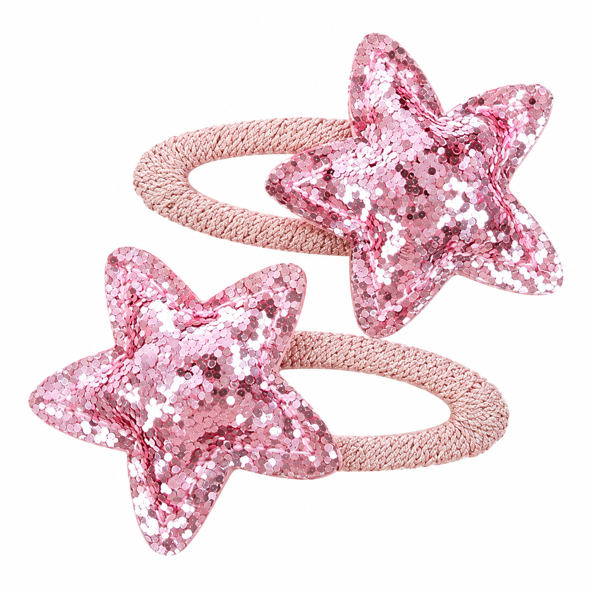 Glitter Big Star Hairclips