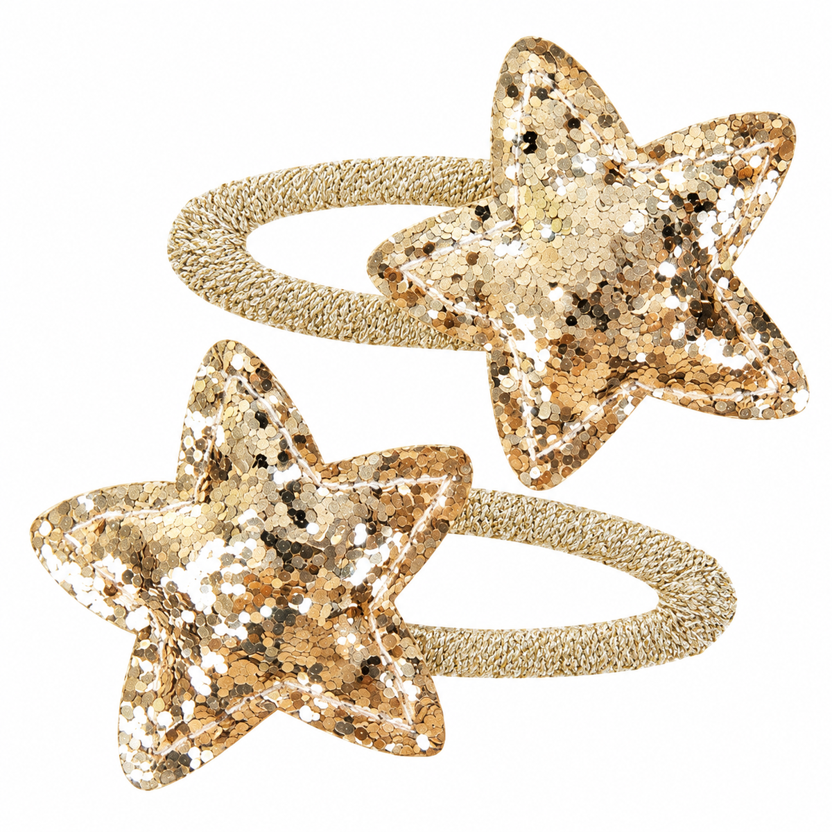 Glitter Big Star Hairclips
