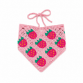 Crochet Strawberry Headscarf