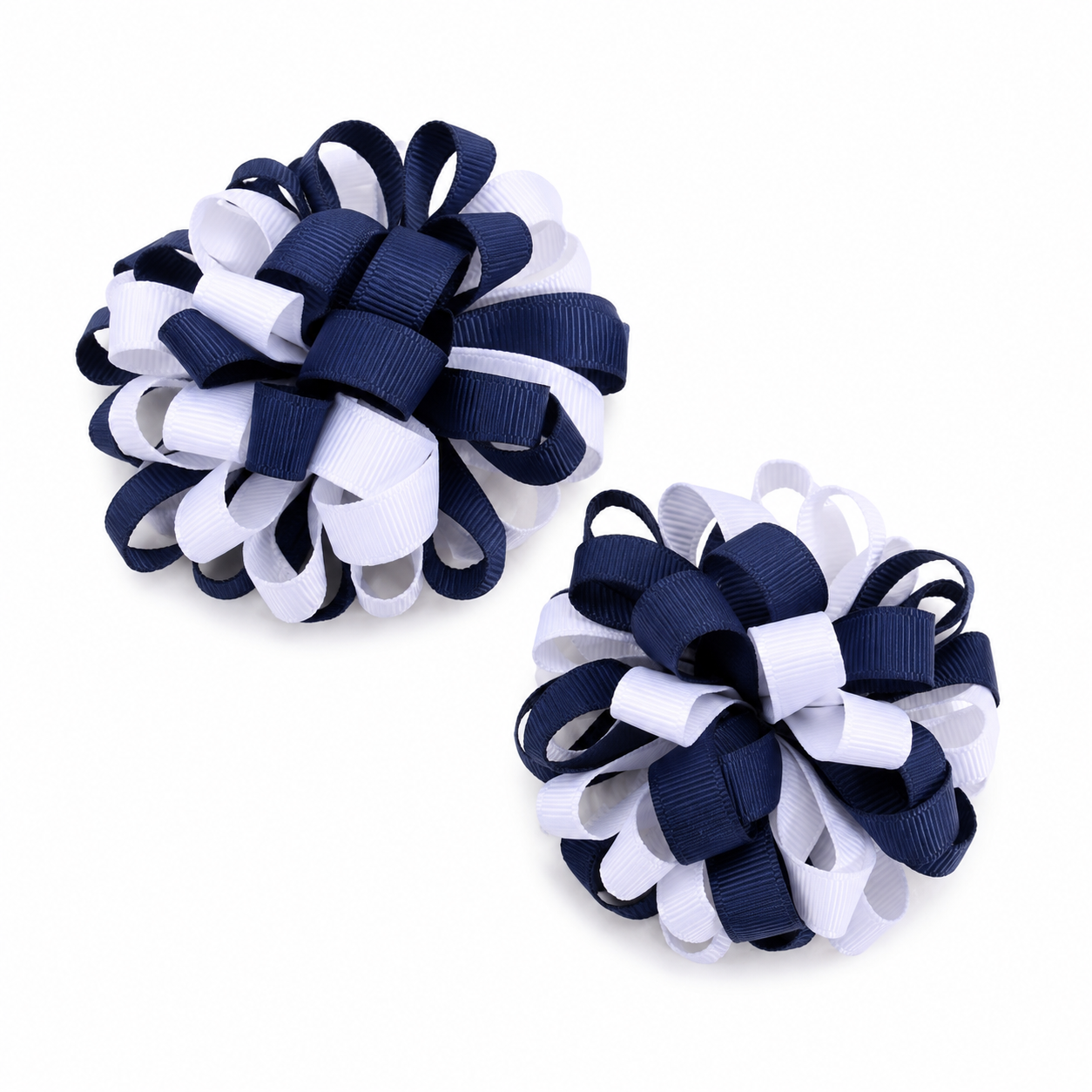 Multi Ribbon Hair Clips