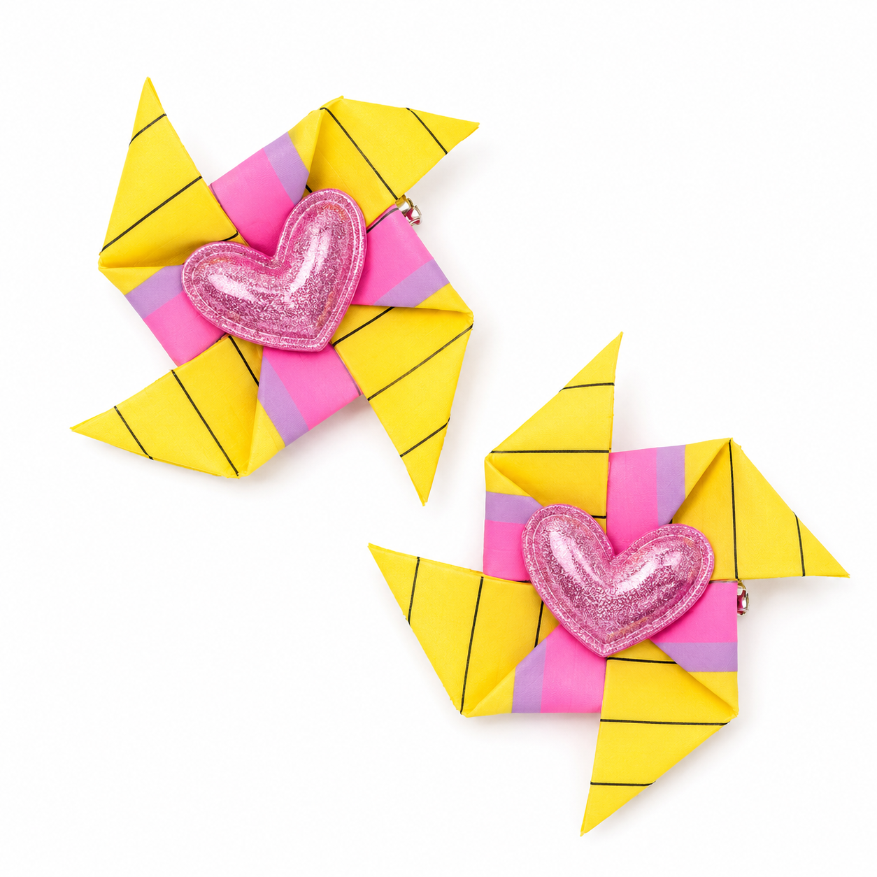 Windmill Hair Clips